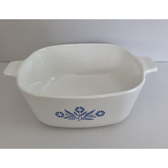 Vintage Corning Ware Cornflower Blue 1 1/2 qt. Casserole Dish P-1 1/2-B Made USA - Picture 2 of 12